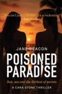 Aufschrift: "This isn’t just a thriller, it’s a reckoning!" von Rob Rinder. Zwei Frauen sehen in einen Sonnenuntergang am Strand.