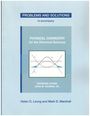 Helen O Leung: Problems and Solutions to Accompany Chang and Thoman's Physical Chemistry for Chemical Sciences, Buch