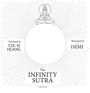 "The Infinity Sutra", Übersetzung von Tze-Si Huang, Illustration von Demi. Oben eine Buddha-ähnliche Figur in Strahlen.