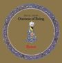 Text: „IBN AL 'ARABI Oneness of Being Demi.“ Illustration: Gekleideter Mann, umgeben von verziertem, floralen Ring.