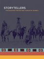 "STORYTELLERS: THE BLACKFEET NATION AND CHARLES M. RUSSELL" oben, darunter historische Darstellung von Reitern.