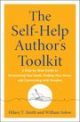 "The Self-Help Author’s Toolkit" in Blau auf Orange. Skizze eines Buches und Stifts darunter. Autoren: Hilary T. Smith und William Solow.