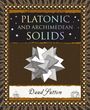 "PLATONIC AND ARCHIMEDEAN SOLIDS" in bunten Buchstaben, darunter ein komplexes geometrisches Muster, Autor: Daud Sutton.