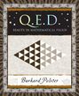 „Q.E.D. Beauty in Mathematical Proof“ oben, „Burkard Polster“ unten. Dreiecksmuster im Zentrum.