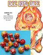 Harley Stroh: DCC RPG Dice Set Elemental Dice: Fire, Buch