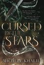 "Cursed by the Stars" steht groß geschrieben. Ein kunstvoll verziertes Schwert und Wasserschwaden im Hintergrund. Autor: Michele Khalil.