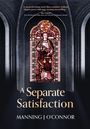 „A Separate Satisfaction“ von Manning J O'Connor. Mittig ein verziertes Kirchenfenster zeigt eine Figur mit Waage.