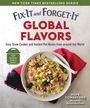 „Fix-It and Forget-It: Global Flavors“ – 127 schnelle Slow-Cooker-Rezepte. Teller mit Reis und Gemüse.