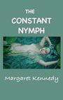 "The Constant Nymph" von Margaret Kennedy. Eine Frau mit Blumen im Haar schwimmt in einem blauen Teich.