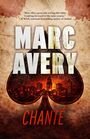 Text: „Marc did a great job...“ -K’WAN. „MARC AVERY“, „CHANTÉ“. 
Hintergrund: Herzsymbol mit Stadtsilhouette auf Textur.