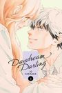 „Daydream Darling“, IO Sakisaka. Illustration eines lächelnden Paares, das sich nahe ist. Ein sanfter, pastellener Stil.