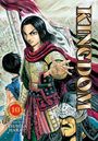 KINGDOM, 10, Story and Art by YASUHISA HARA. Illustrative Manga-Figuren in Rüstungen vor einem aufregenden Hintergrund.