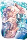 „Bride of the Shark Clan“ steht in großen Buchstaben. Zwei Personen umarmen sich unter Wasser.
