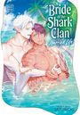 "Bride of the Shark Clan: Married Life" und "Parental Advisory: Explicit Content". Zwei Männer im Wasser, Palme im Hintergrund.