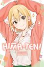 Text: „HIMA-TEN!“, „Story and Art by Genki Ono“, „3“. Blonde Figur mit freundlichem Lächeln, trägt rosa Cardigan.