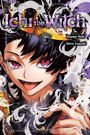 "Ichi the Witch", "Story by Osamu Nishi", "Art by Shiro Usazaki". Ein lächelnder Charakter mit roten Augen in fantasievoller Kleidung.