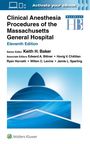 Keith Baker: Clinical Anesthesia Procedures of the Massachusetts General Hospital, Buch