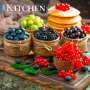 Browntrout: Kitchen 2025 12 X 24 Inch Monthly Square Wall Calendar Plastic-Free, KAL