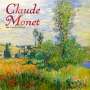 Browntrout: Claude Monet 2025 12 X 24 Inch Monthly Square Wall Calendar Foil Stamped Cover Plastic-Free, KAL