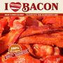 Browntrout: I Love Bacon 2025 12 X 24 Inch Monthly Square Wall Calendar Plastic-Free, KAL