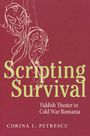 "Scripting Survival: Yiddish Theater in Cold War Romania" von Corina L. Petrescu. Zwei Theatermasken als Illustration.