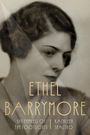 „Ethel Barrymore“ und „Shy Empress of the Footlights“ von Kathleen Spaltro. Bild einer eleganten Frau im Profil.
