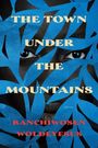 "The Town Under the Mountains" und "Banchiwosen Woldeyesus" in großer Schrift. Augen schauen durch blaue Blattformen.