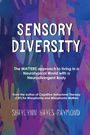 „SENSORY DIVERSITY. Bunte Handabdrücke überlappen sich. Shaylynn Hayes-Raymond unten genannt.“