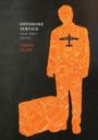 "OFFSHORE SERVICE and other stories CRAIG CLIFF" in weißer und orangefarbener Schrift auf einer Silhouette mit Stadtplanmuster.