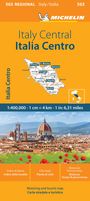 Michelin: Michelin Map Italy: Central Map 563, KRT