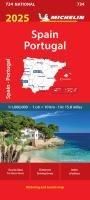 Michelin: Spain & Portugal 2025 - Michelin National Map 734, KRT