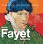 Großer Text: "Fayet". Weitere Wörter: "Gustave", "Collector". Eine Illustration eines Mannes mit Ohrverband und Pfeife.