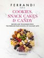 Titel: "Cookies, Snack Cakes & Candy". Darunter ein Teller mit verschiedenen Süßigkeiten, Keksen und Früchten.