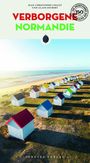 "Verborgene Normandie", Autoren: Jean-Christophe Collet, Alain Joubert. Strandhütten an einer Küste.