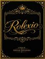 „Rolexio“, verziert mit Goldschrift. Krone und florale Muster unterstreichen den luxuriösen Stil.