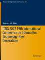 : ITNG 2022 19th International Conference on Information Technology-New Generations, Buch