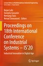 : Proceedings on 18th International Conference on Industrial Systems ¿ IS¿20, Buch