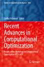 : Recent Advances in Computational Optimization, Buch