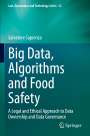 Salvatore Sapienza: Big Data, Algorithms and Food Safety, Buch