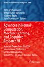: Advances in Neural Computation, Machine Learning, and Cognitive Research VI, Buch
