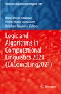 : Logic and Algorithms in Computational Linguistics 2021 (LACompLing2021), Buch