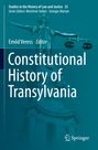 : Constitutional History of Transylvania, Buch