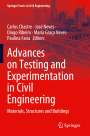 : Advances on Testing and Experimentation in Civil Engineering, Buch