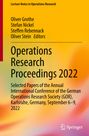 : Operations Research Proceedings 2022, Buch