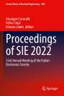 : Proceedings of SIE 2022, Buch