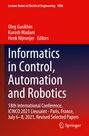 : Informatics in Control, Automation and Robotics, Buch