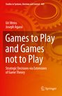 Joseph Agassi: Games to Play and Games not to Play, Buch