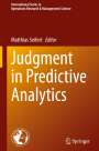 : Judgment in Predictive Analytics, Buch
