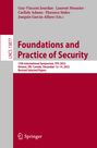: Foundations and Practice of Security, Buch