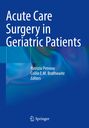 : Acute Care Surgery in Geriatric Patients, Buch